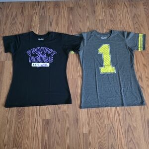 Under Armour Kids' Black and Gray Graphic Tees